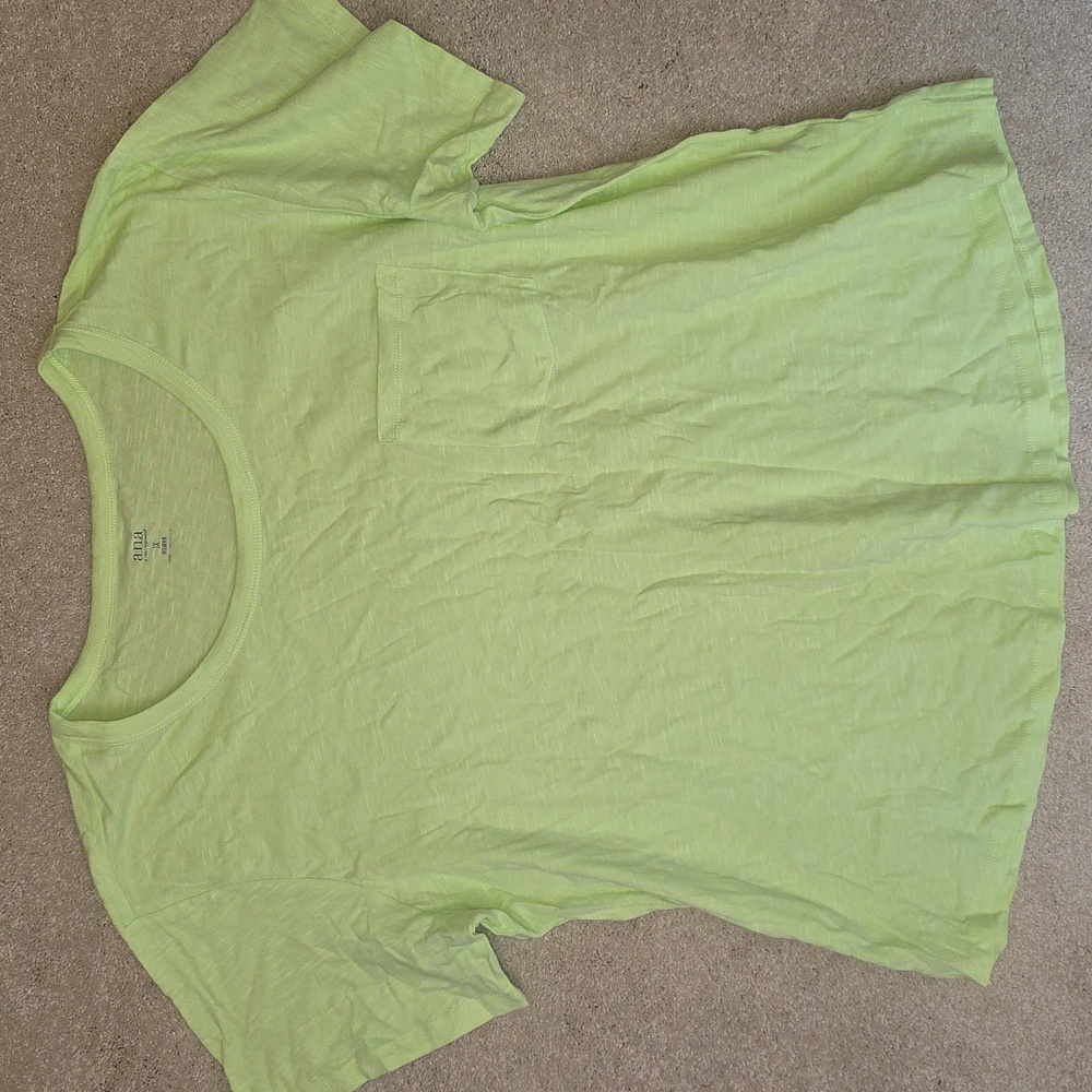 a.n.a Light Green Short Sleeve Tee